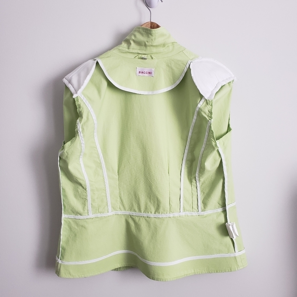 Biaggini Women's Lime Green Light Weight Spring Blazer - Picture 9 of 14